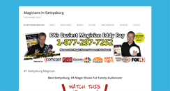 Desktop Screenshot of gettysburgkidsmagician.com