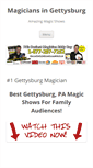 Mobile Screenshot of gettysburgkidsmagician.com